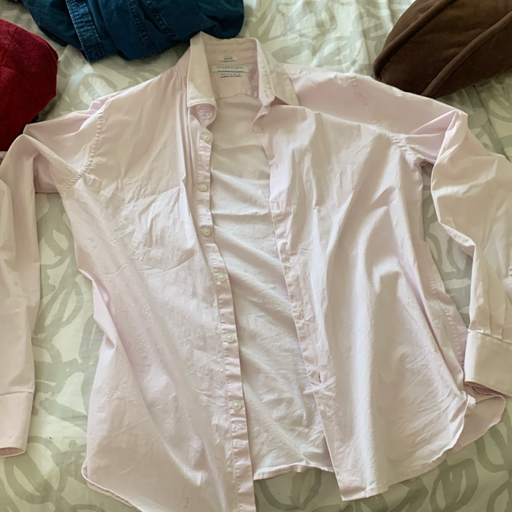 Men’s pink button down